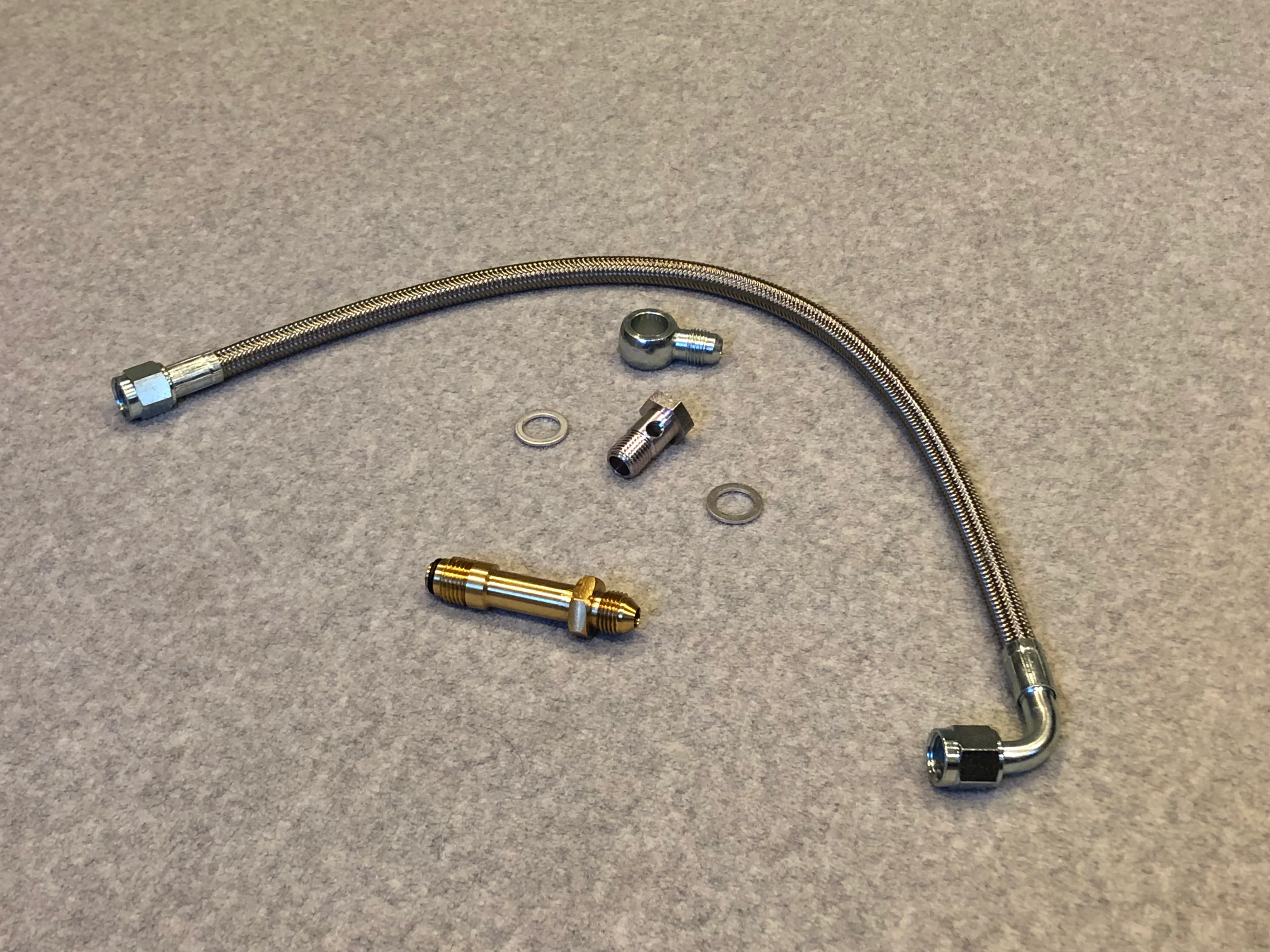 300ZX LS Swap High Pressure PS Hose for Corvette Accessory Drive - Image 4