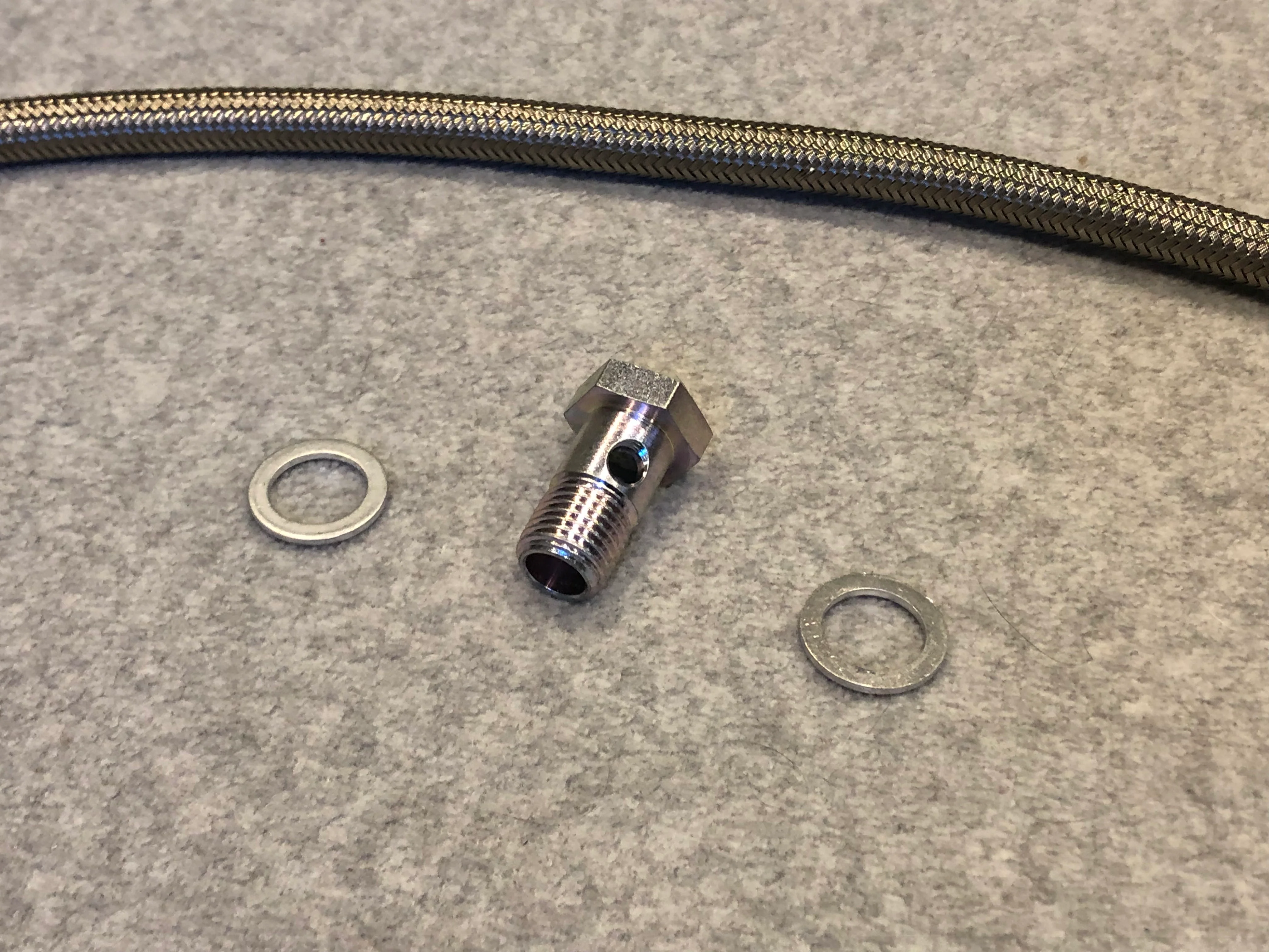 300ZX LS Swap High Pressure PS Hose for Corvette Accessory Drive - Image 6