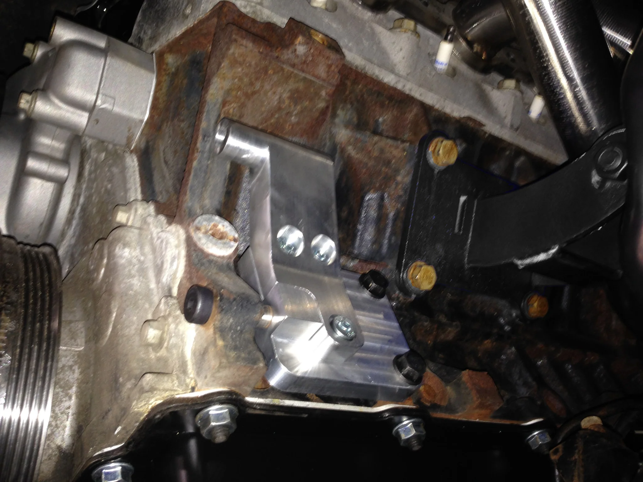 300ZX LS Swap Air Conditioning Bracket - Image 3