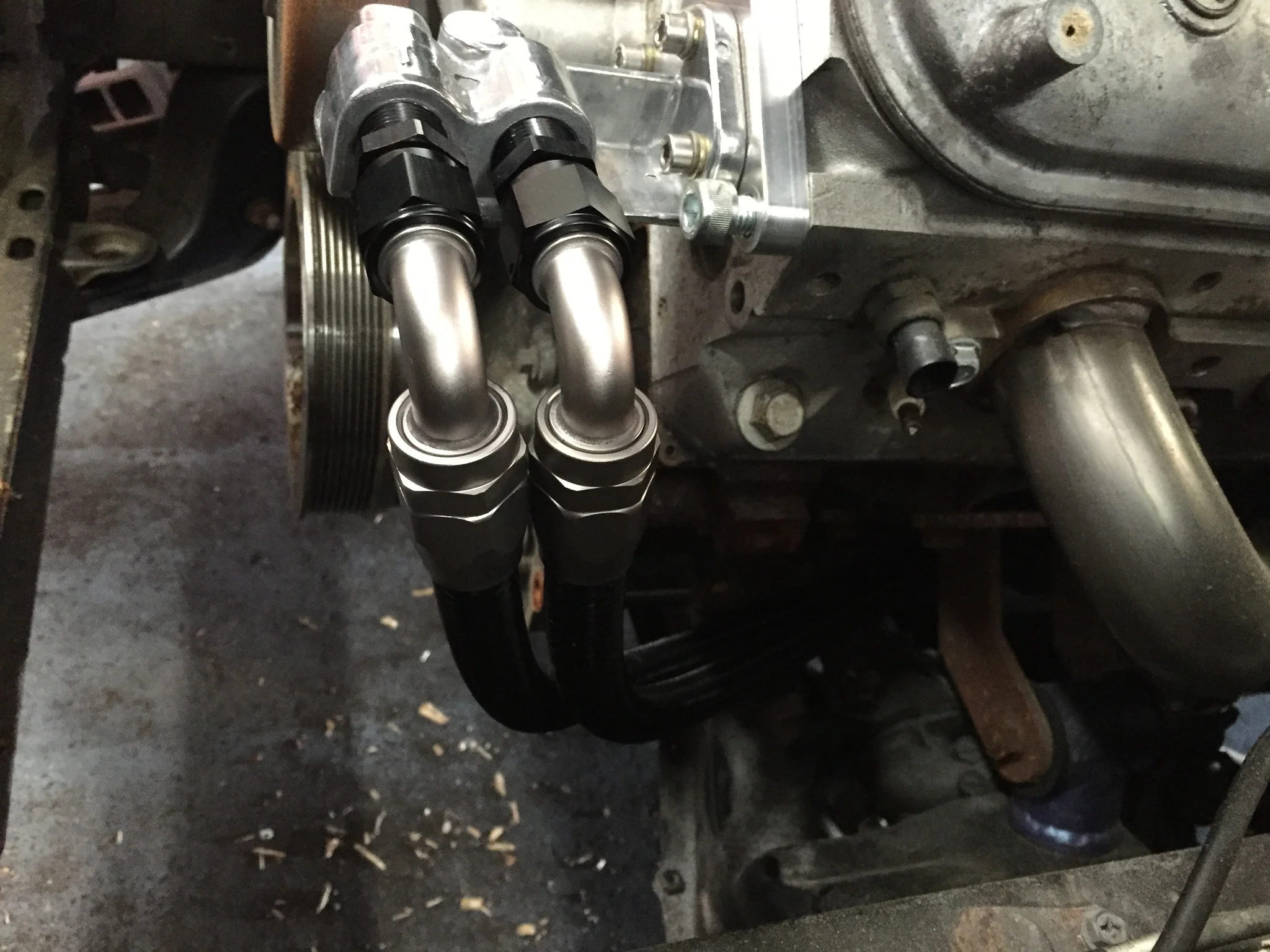 300ZX LS Swap Oil Filter Relocation Kit - Image 11
