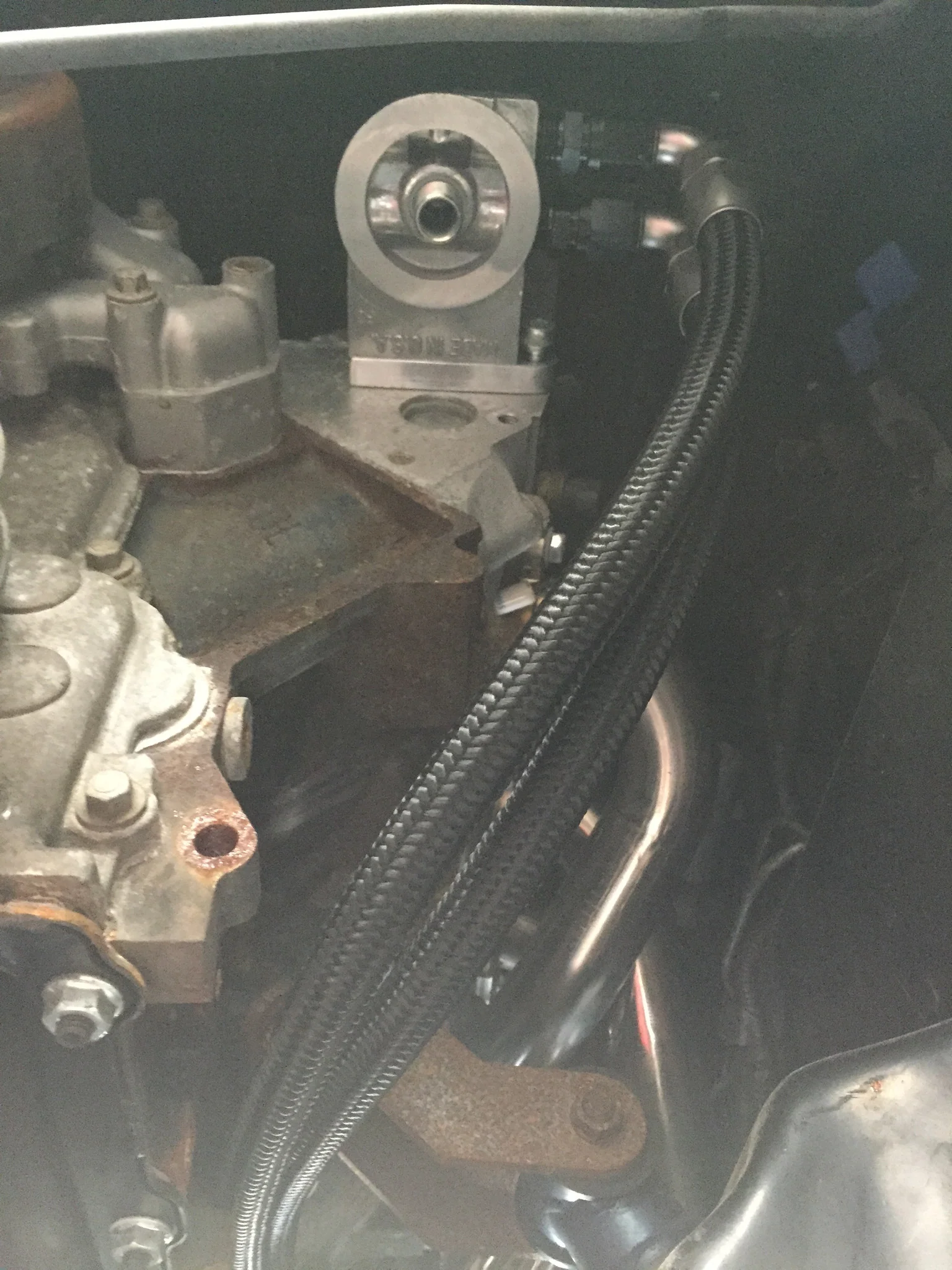 300ZX LS Swap Oil Filter Relocation Kit - Image 7