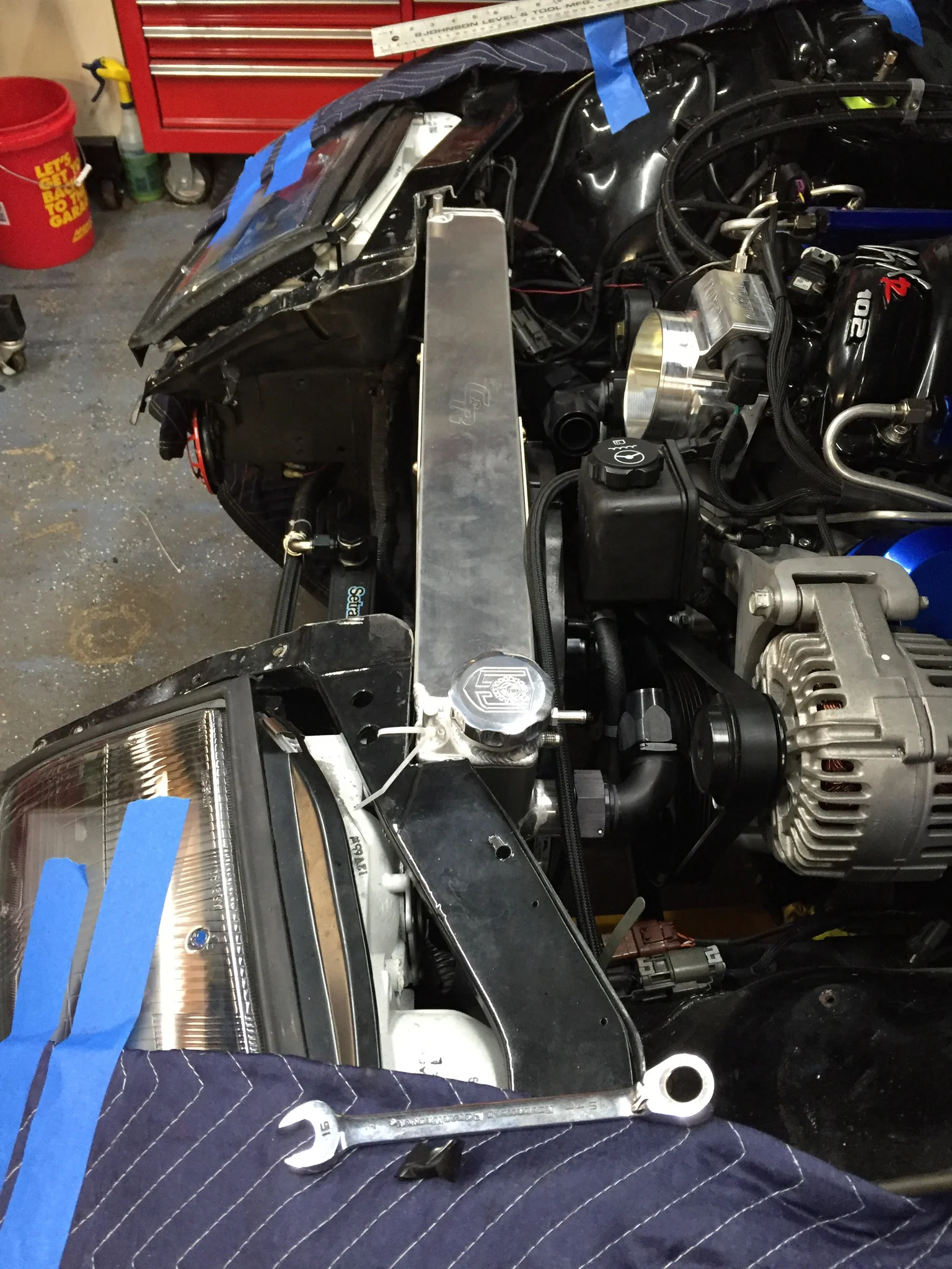 300ZX LSx Swap Race Radiator - Image 8