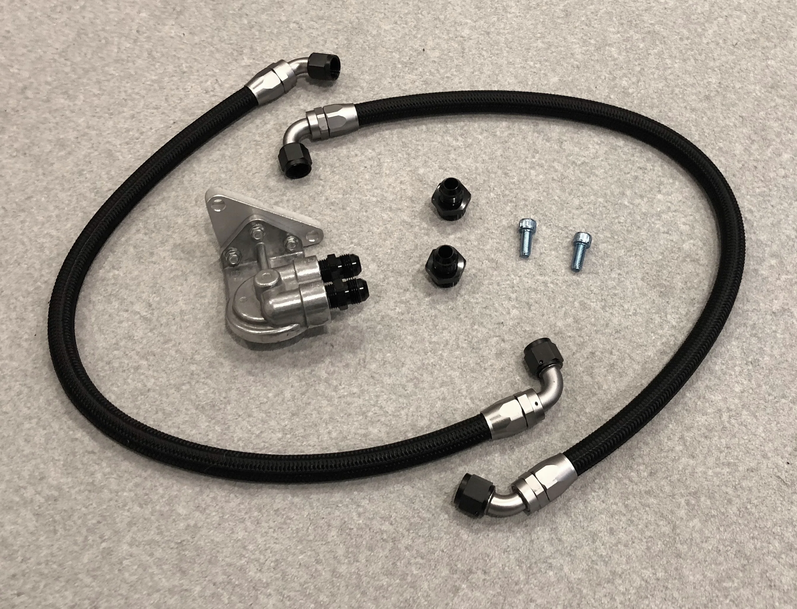 350Z / G35 LS Swap Oil Filter Relocation Kit - Image 5