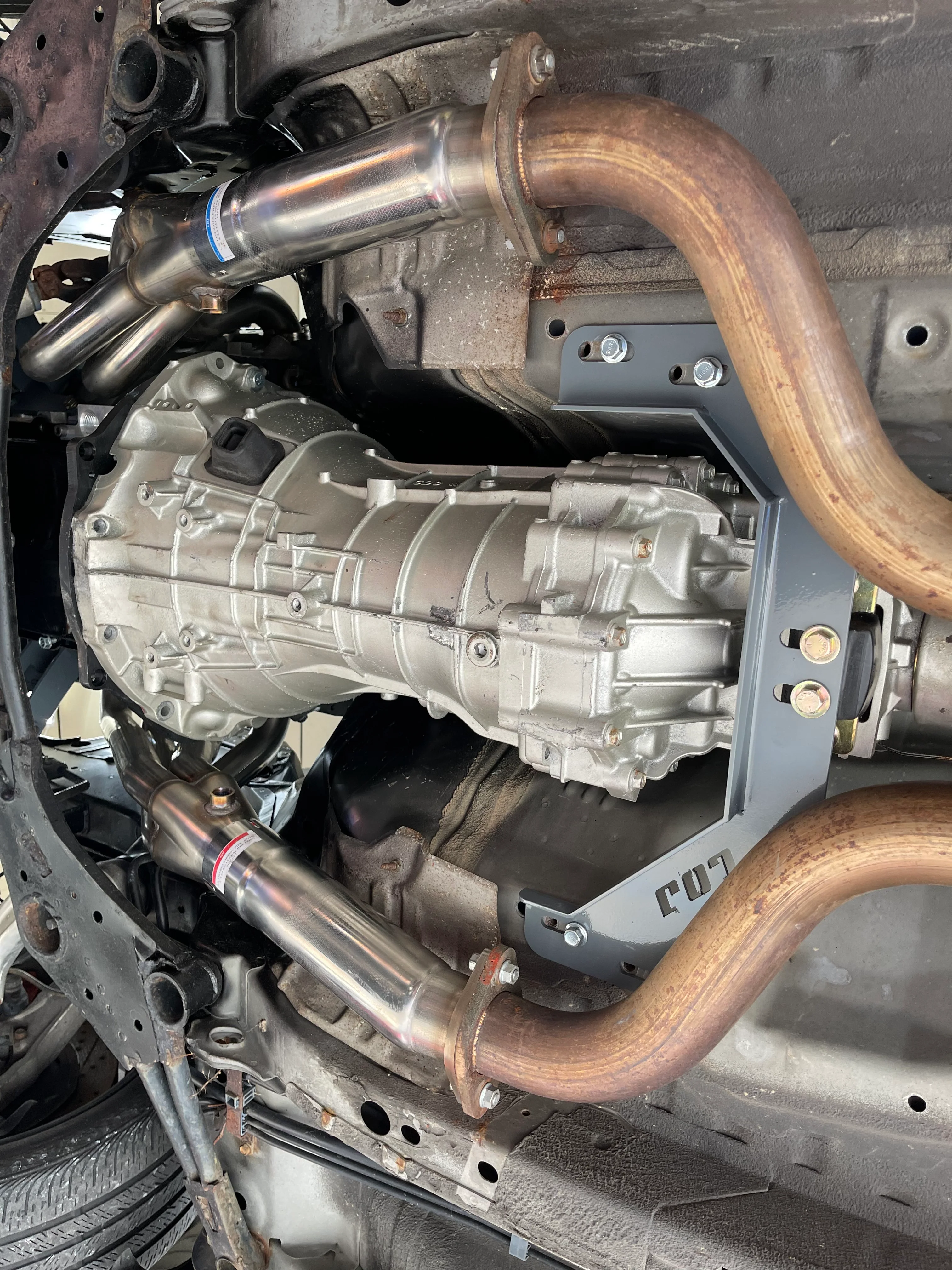 350Z LSx Swap Transmission Mount for Z33 Manual, T56, T56 Magnum, TH400, 6L80E, & 6L90E Transmissions - Image 4