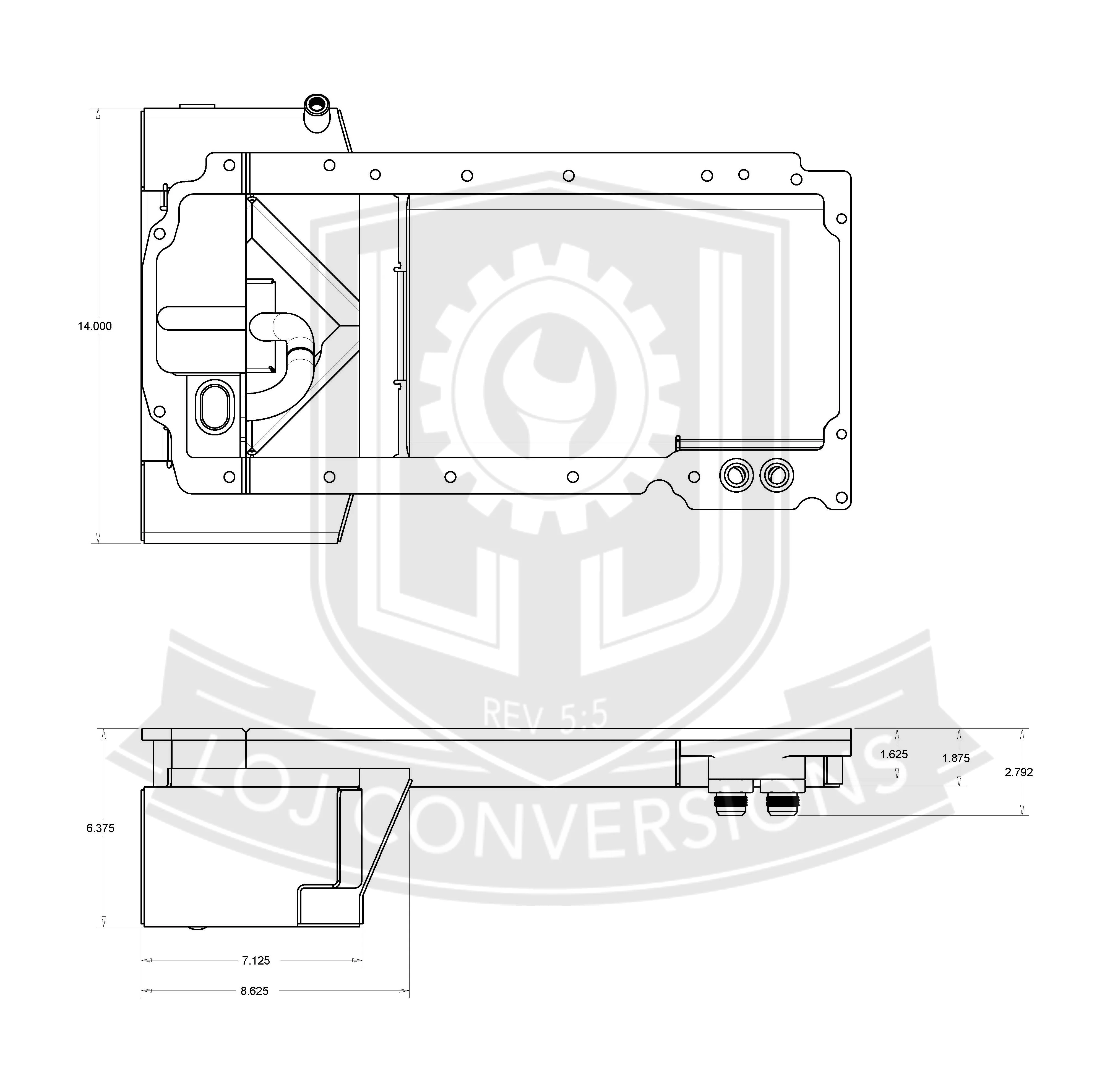 Front Sump LT Swap Oil Pan - Suits 370Z and G37 (Z34, V36, CV36 Chassis) - Image 12