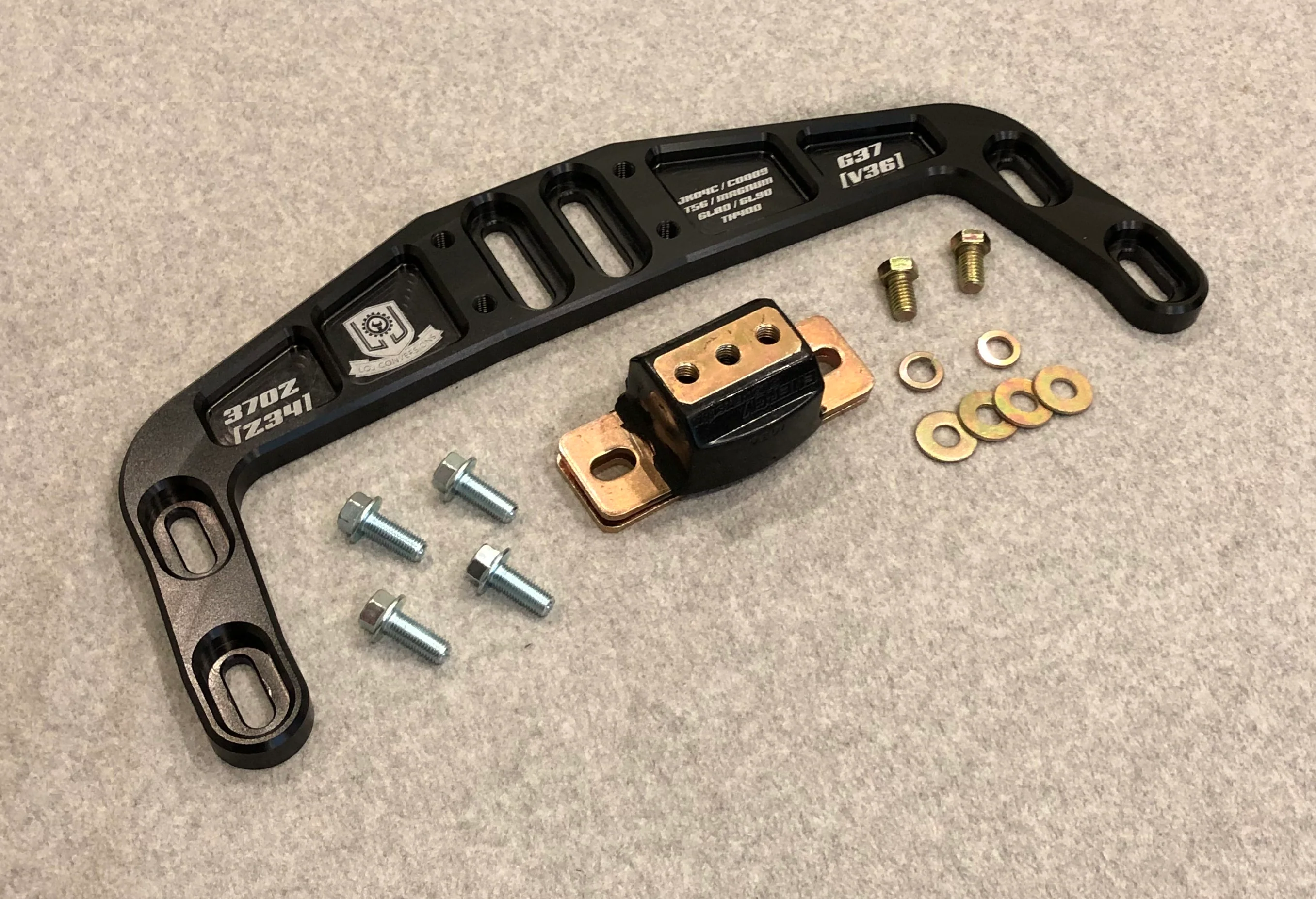 370Z LSx / LTx Swap Transmission Mount for Z34 Manual, T56, 6L80E, & 6L90E Transmissions - Image 3