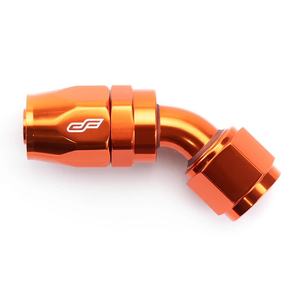 4AN 45 Degree Aluminum Hose End Fitting - Image 3