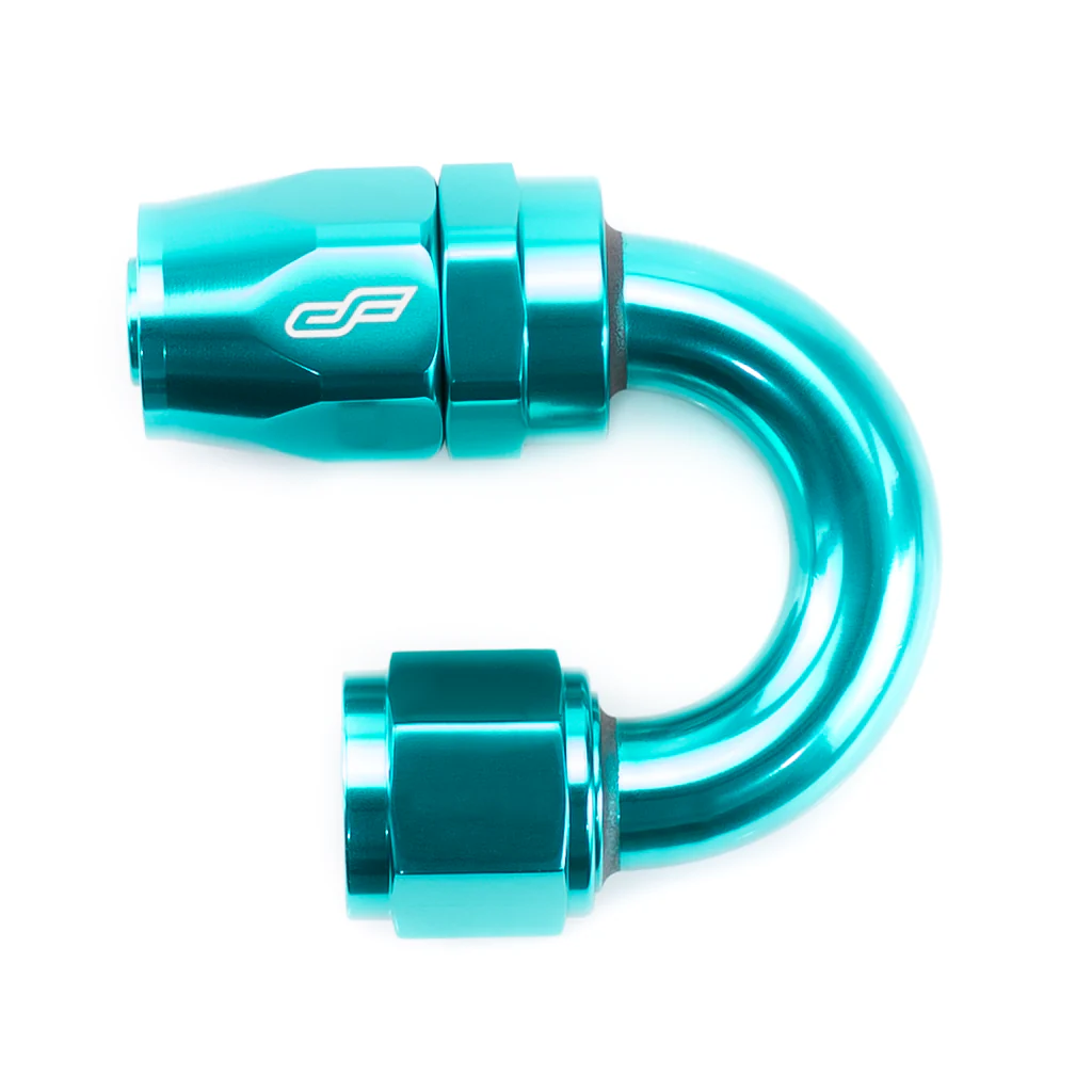 6AN 180 Degree Aluminum Hose End Fitting - Image 3