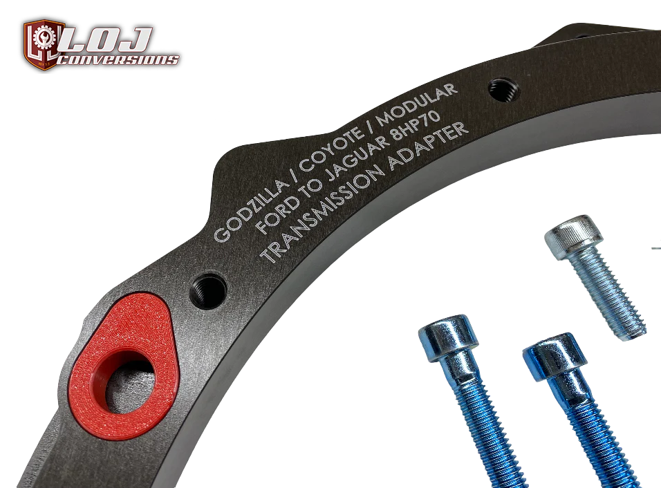 Ford Modular / Coyote / Godzilla to Jaguar / Range Rover 8HP70 / 8HP45 / ZF8 Transmission Adapter Package - Image 4