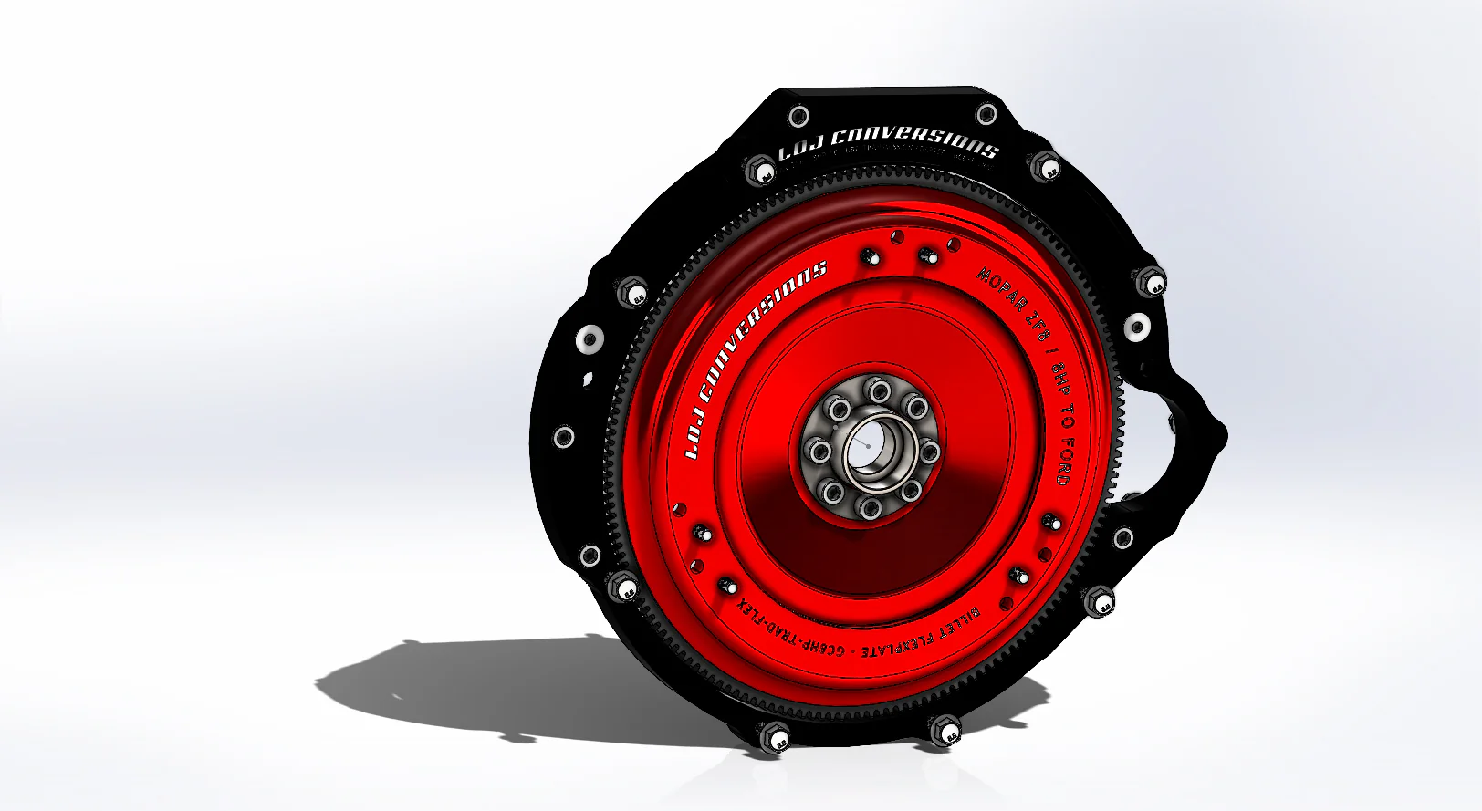 Ford Modular / Coyote / Godzilla to Hemi 8HP / ZF8 Transmission Adapter Package - SFI Approved - Image 6