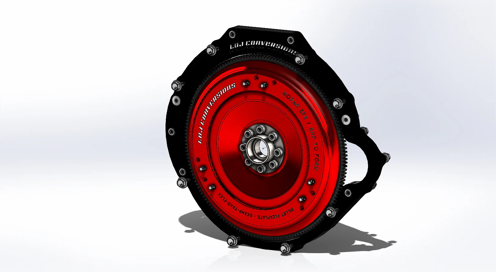 Ford Modular / Coyote / Godzilla to Hemi 8HP / ZF8 Transmission Adapter Package - SFI Approved - Image 7