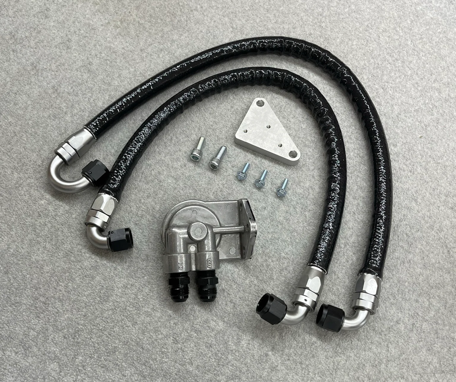 Frontier / Xterra / Navara LS Swap Oil Filter Relocation Kit - Image 3