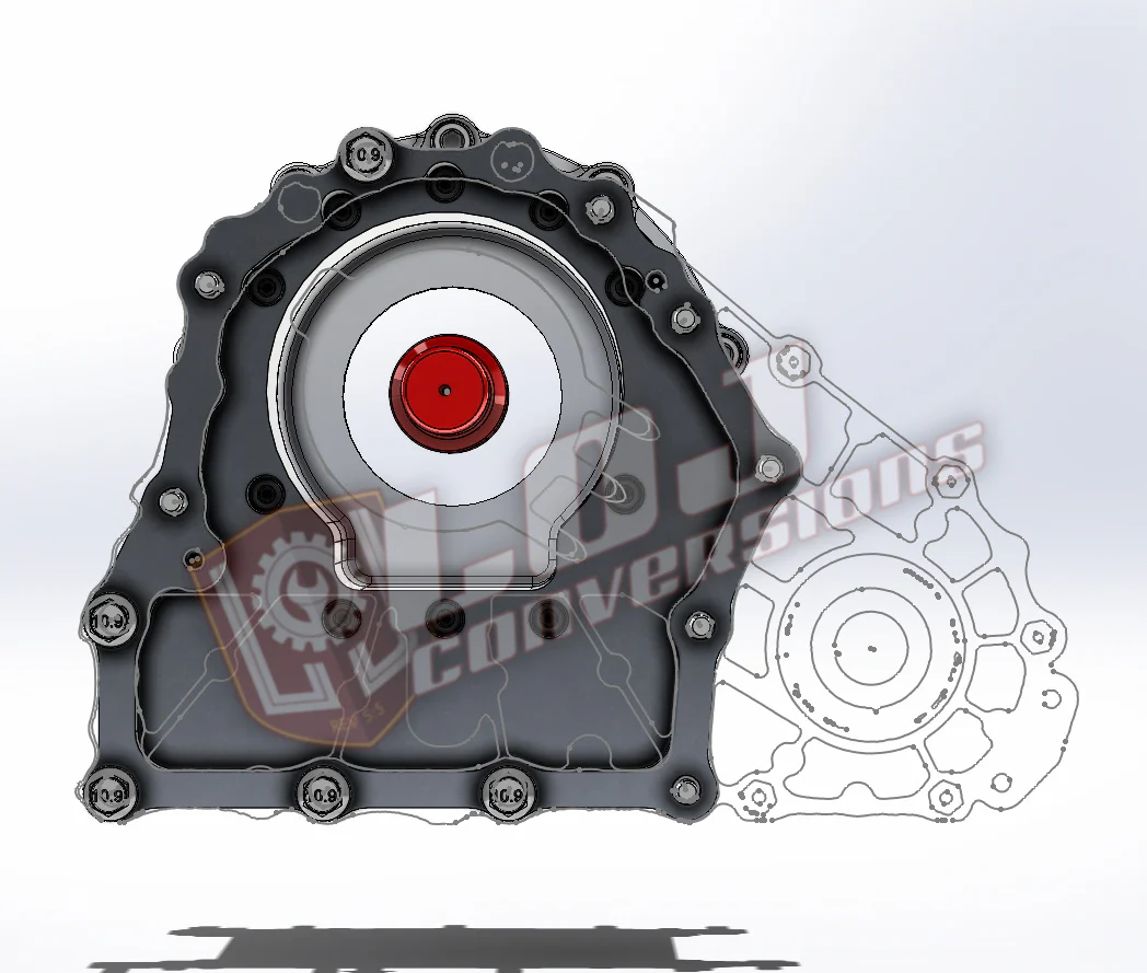 Infiniti AWD to Alfa 8HP75 Transfer Case to Transmission Adapter - Image 5