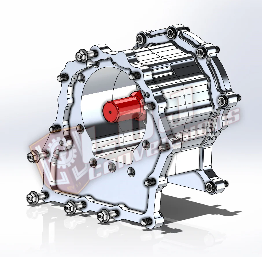 Infiniti AWD to Alfa 8HP75 Transfer Case to Transmission Adapter - Image 9