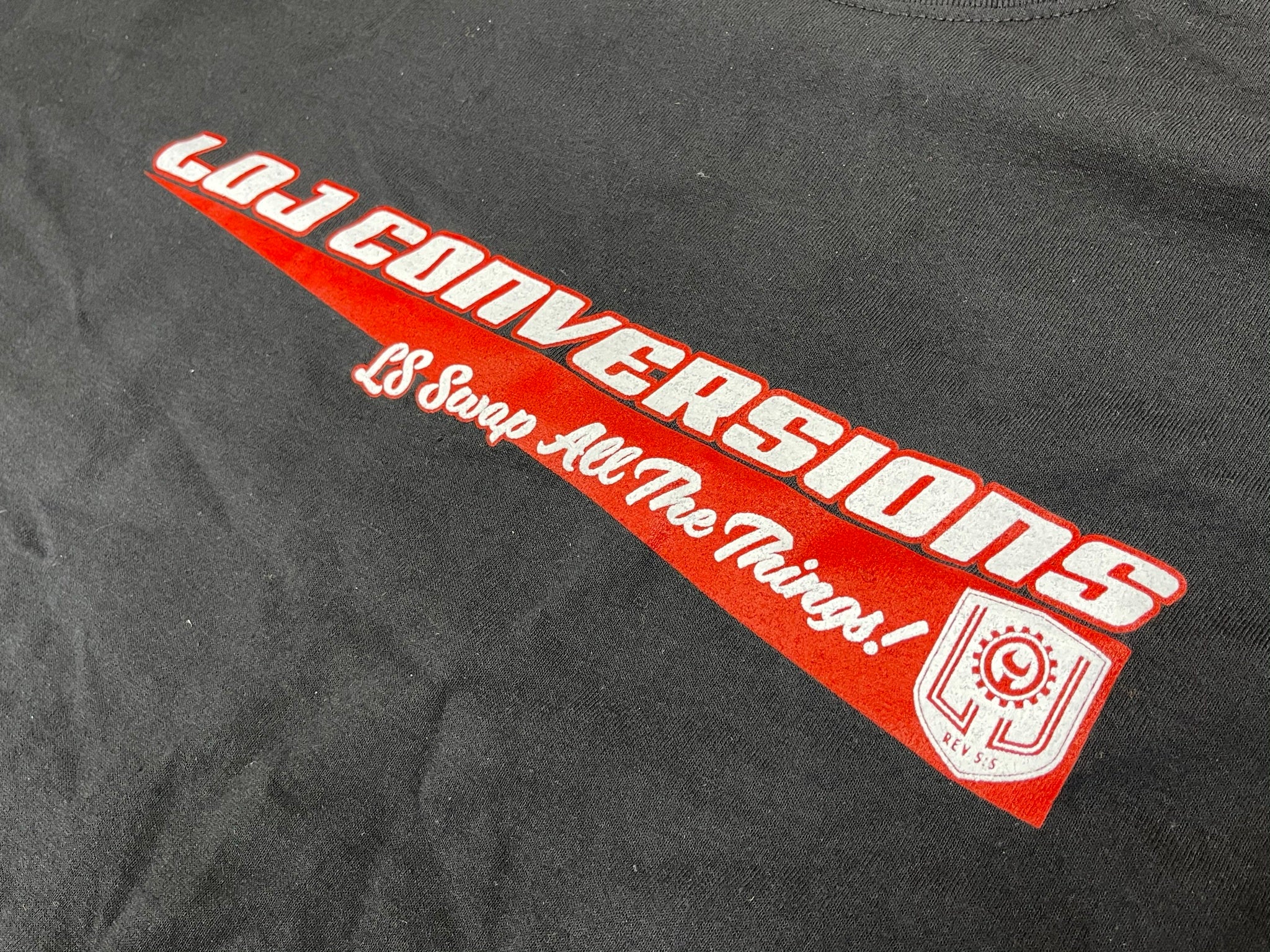 LOJ Conversions Black Swap Everything T-Shirt - Image 3