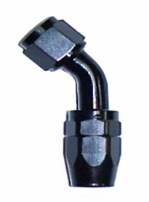 MOCAL Female Metric to AN Hose End - 45 Degree
