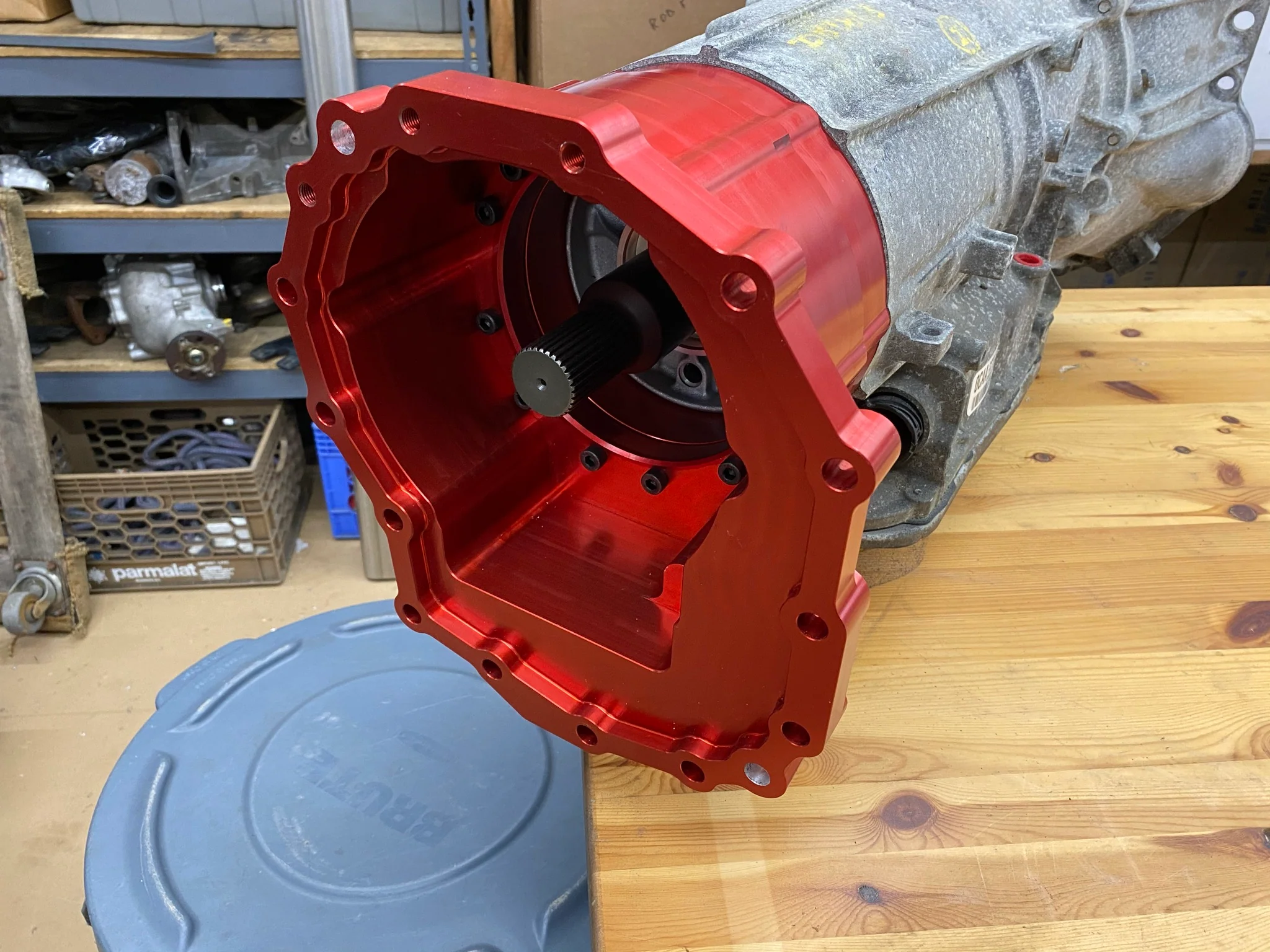 Nissan TX15B to GM 6L80 Transfer Case to Transmission Adapter - Image 5
