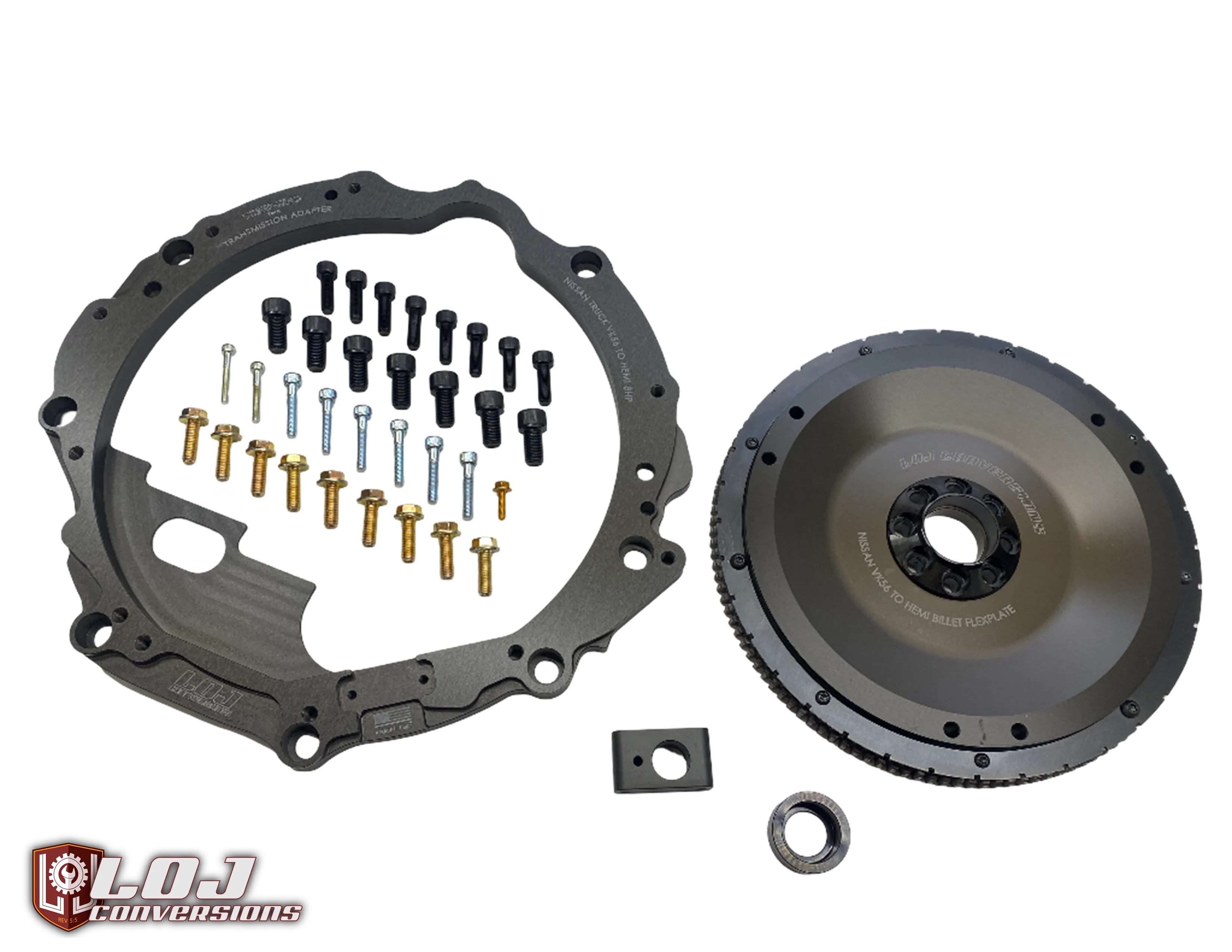 *Pre-Order* Nissan VK56 to Hemi 8HP / ZF8 Transmission Adapter Package - Image 5