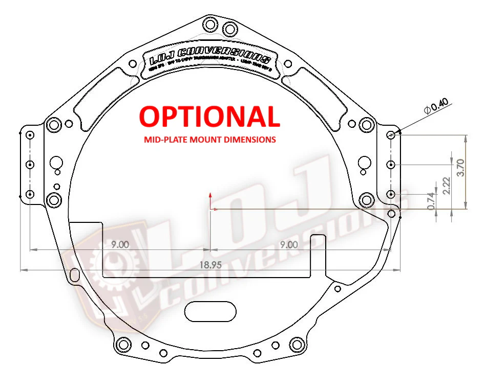 LS / LT to Hemi 8HP / ZF8 Transmission Adapter Package - SFI Approved - Image 9