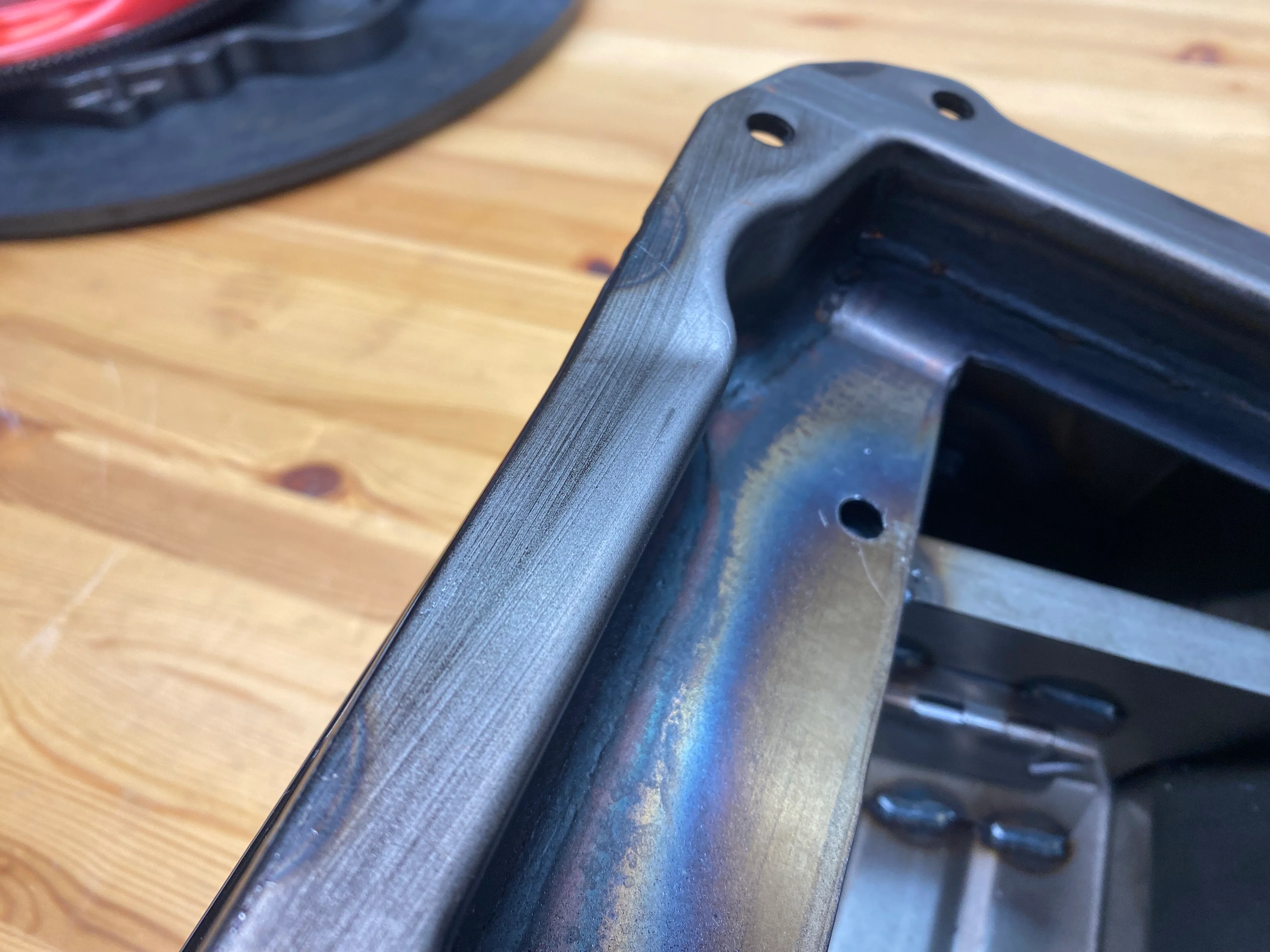 Scratch and Dent 350Z & G35 LSx Swap Oil Pan (Bent Pan Rail) - Image 4