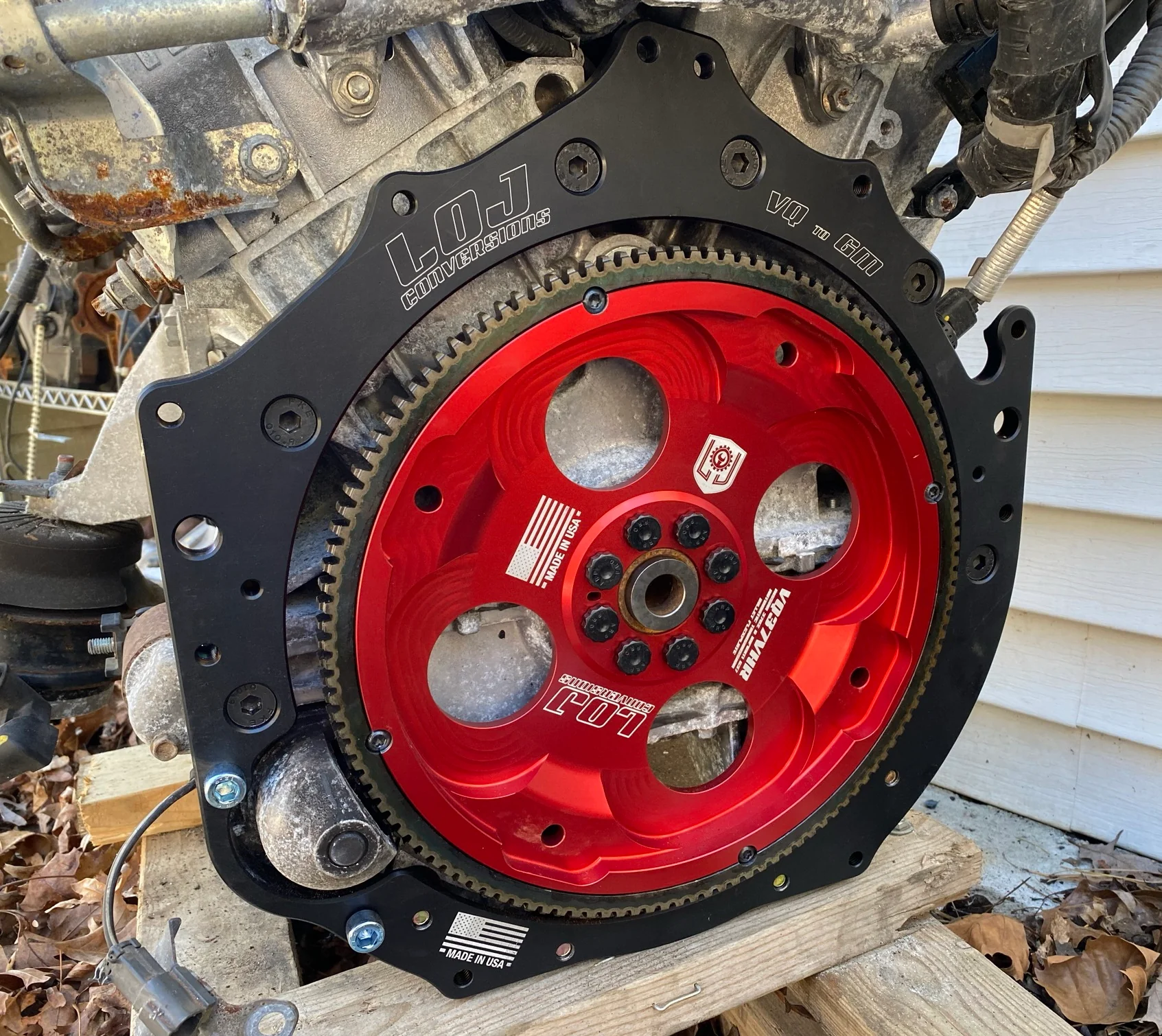VQ35HR & VQ37VHR Engine to GM Transmission Adapter - Image 3